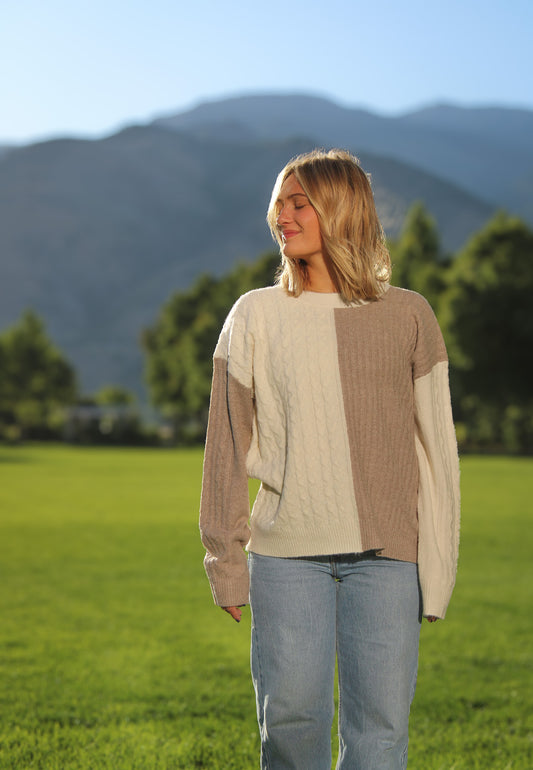Modern Colorblock Pullover