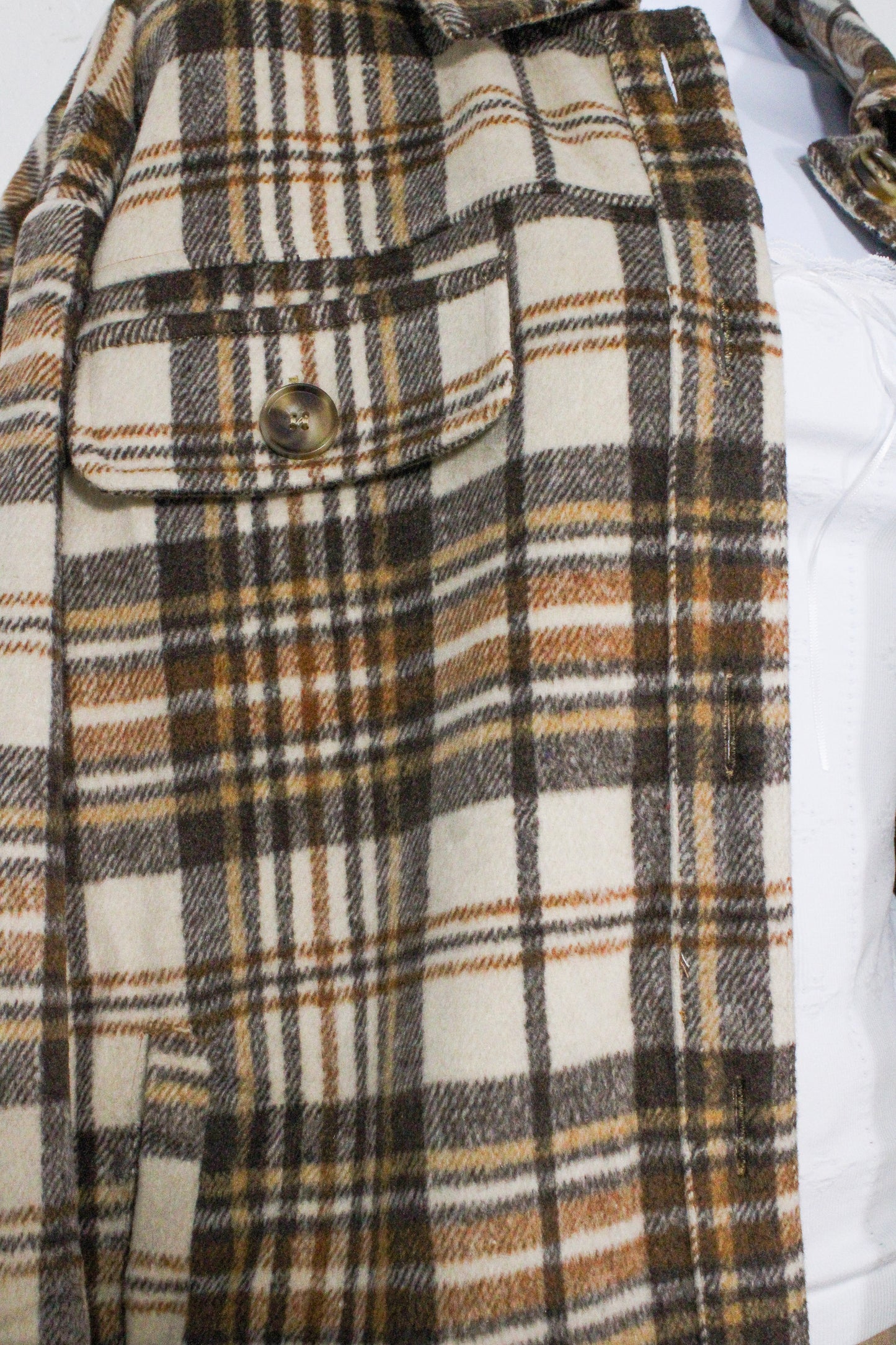 Autumn Oversized Flannel Shirt