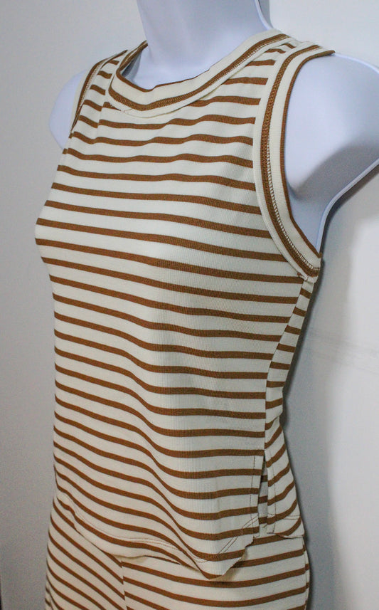 Café Stripe Tank