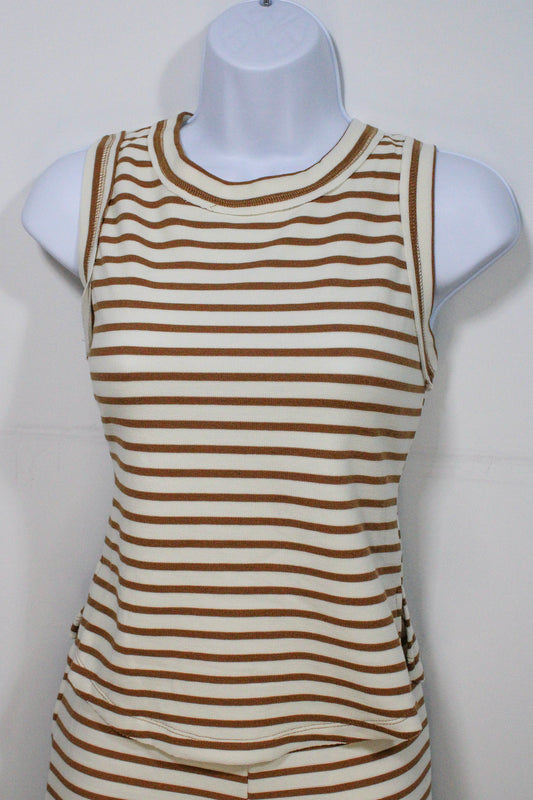 Café Stripe Tank