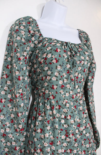 Forest Bloom Tiered Dress