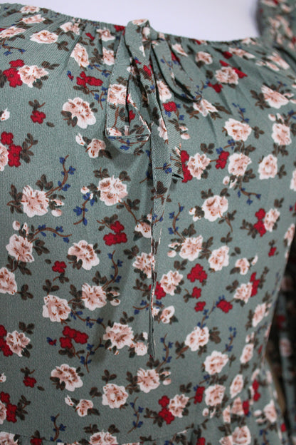 Forest Bloom Tiered Dress