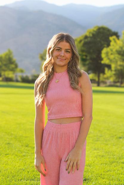 Rosewood Crop Tank